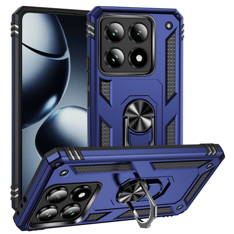 Pro Xiaomi 14T 5G Pouzdro Armor Nárazuvzdorné Magnetický Držák do Auta Prsten Pouzdra Pro Mi 14T 14 T Xiaomi14T Mi14T T14 5G Zadní Kryt