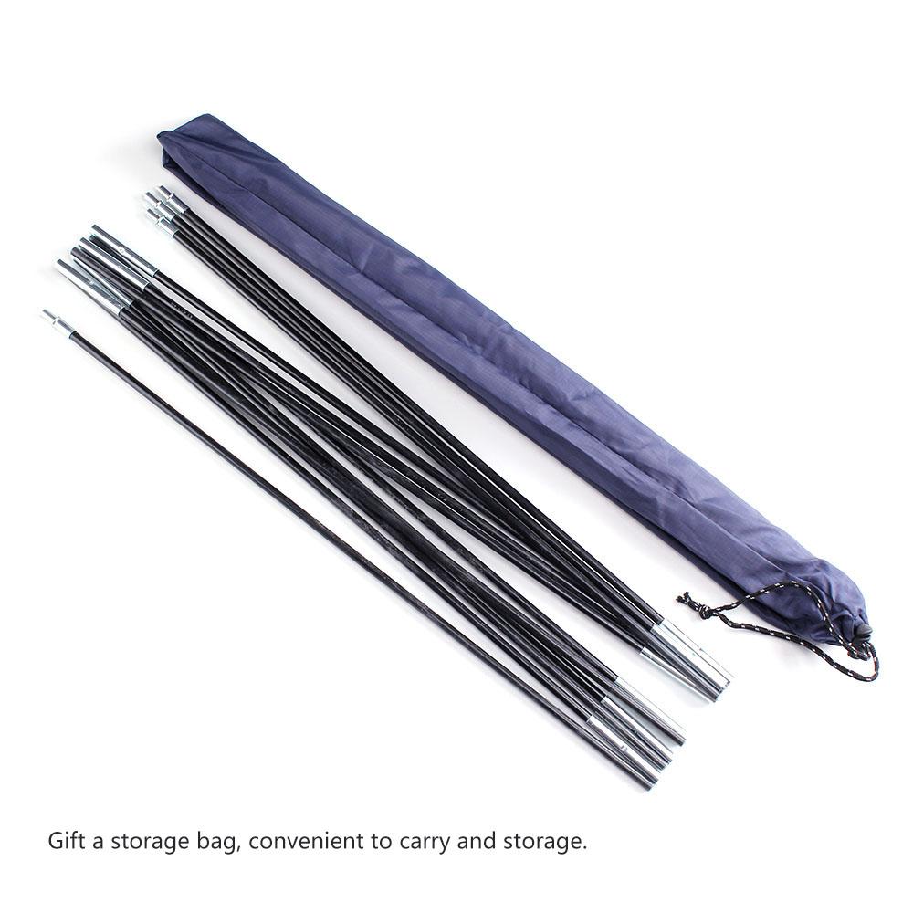 Tent Rod Glass Fiber Replacement Camping Tent Pole Kit Tent Rod