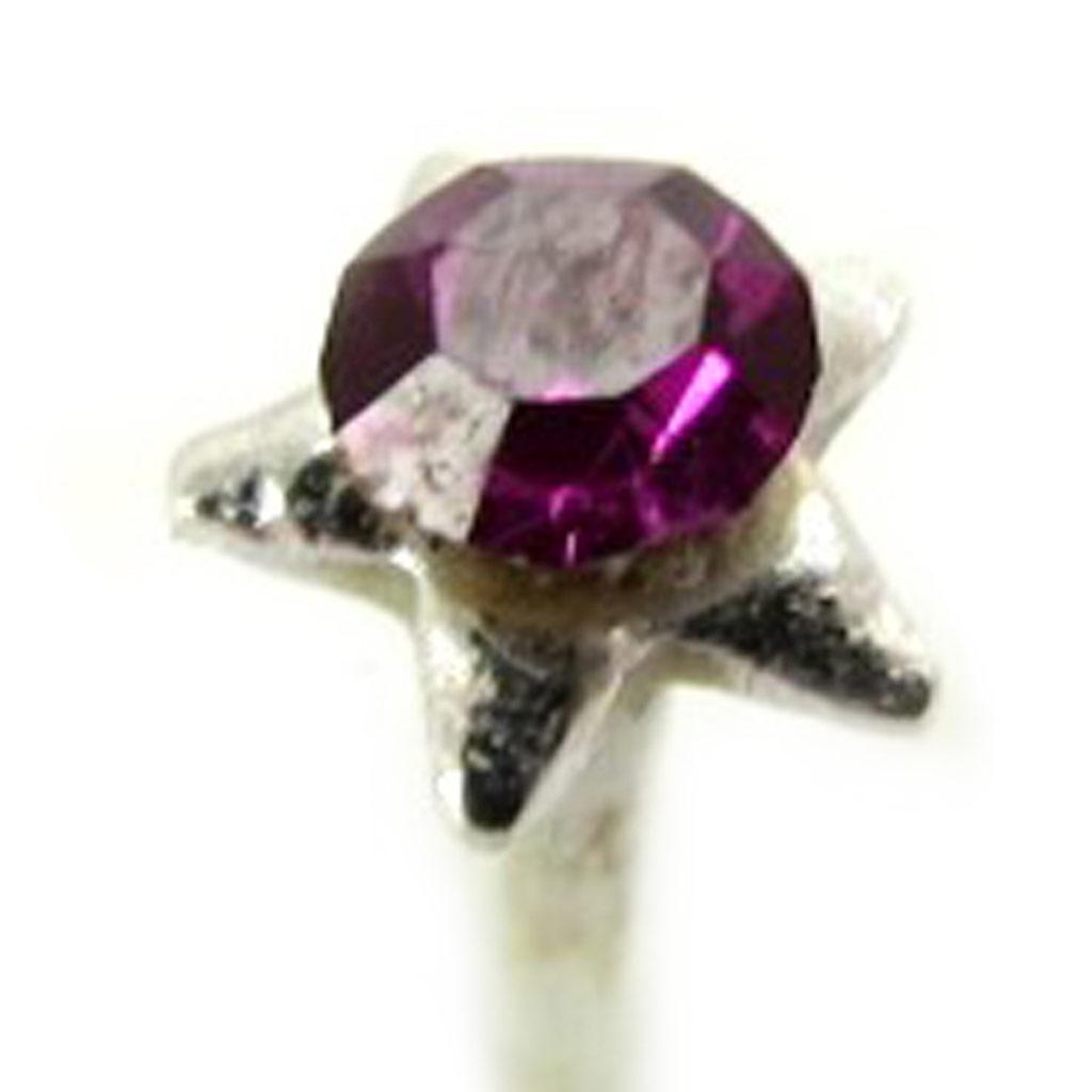 

Les Trésors De Lily [L5413] - серебряная заклепка Purple Star