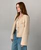 Vascara Gold Button Tweed Jacket (2Colors)