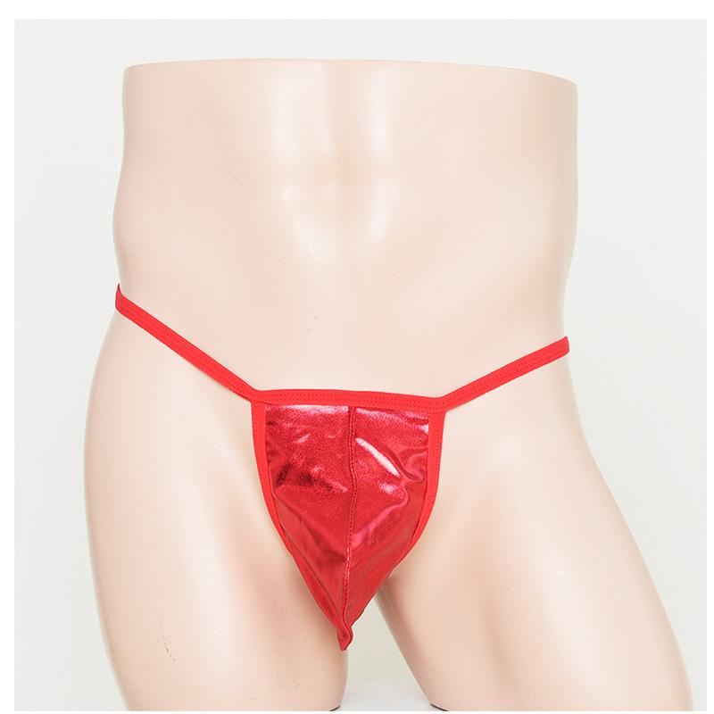 Solid color chain men's thong sex panties high-quality sex panties sexy low-rise sex panties