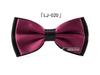 Men's Korean Style Color Block Bow Tie - Custom Business Casual & Formal Fashion Accessory