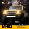 Toyota LC79 Pickup Truck RC Model: MN82s 4WD Off-Road Rock Crawler