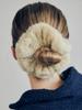 Mellotory Wide Fur Scrunchie (Brown)
