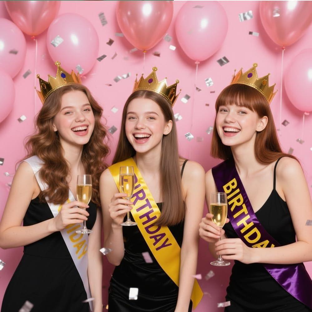 Personalized Birthday Party Sash DIY Blank Sash NEW Prom Queen Sash Bachelorette Party