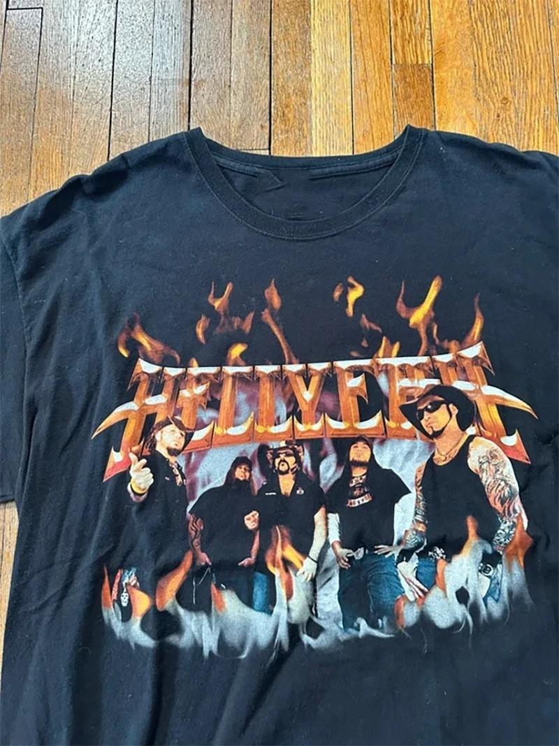 HELLYEAH Band Gift For Fans Black T-Shirt Cotton All Size BL1598 XXL