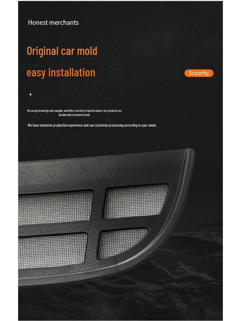 Tesla Model Y Facelift Dust & Insect Net for Air Inlet and Hood