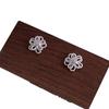 Openwork Floral Stud Earrings Women's Summer Ear Hole-friendly Gentle Vintage Minimalist Elegant Everyday Ear Jewelry