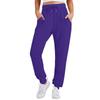 Dámské volné sportovní kalhoty s vysokým pasem, tepláky, módní, ležérní, s kapsami