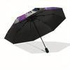 1 Auto Open Jack Skellington, Nightmare Before Christmas Themed Colorful 8-rib Portable Umbrella for Men and Women, A Compact Commuting Comp