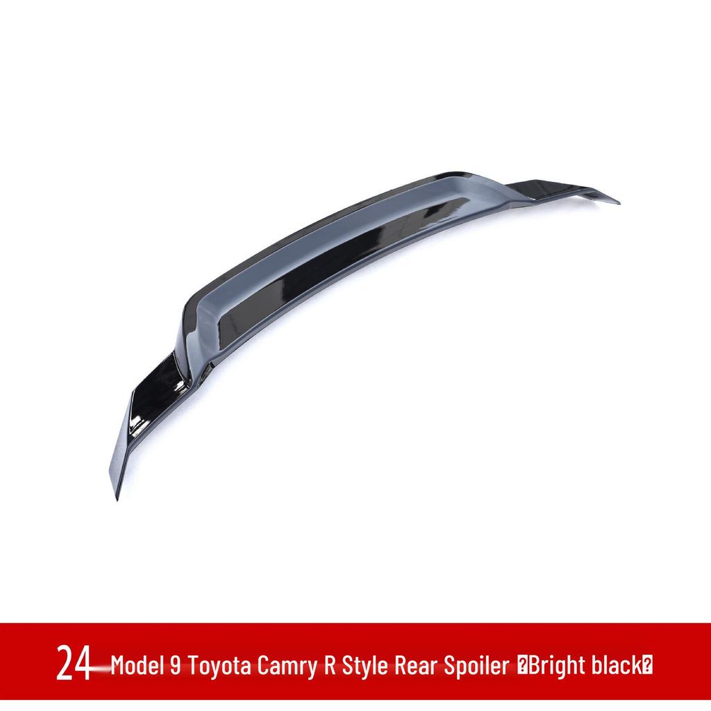 2024 Camry 9th Gen R-style JDM Rear Spoiler: No-Drill Large Wing & Stabilizer Rear Diffuser