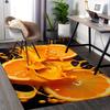 1pc Anime Orange Slices Chair Mat Anime Cartoon Design, Anti Slip Carpet for Office Chairs, Suitable for Home Decor, Living Room, Bedroom, Game Room