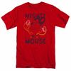 Mighty Mouse Break The Box T Shirt Mens Licensed Cartoon Merchandise Red
