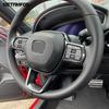 Accessories For Honda Civic 11th -2025 Integra -2025 Carbon Fiber Steering Wheel Cover Molding Trim Decoration Frame