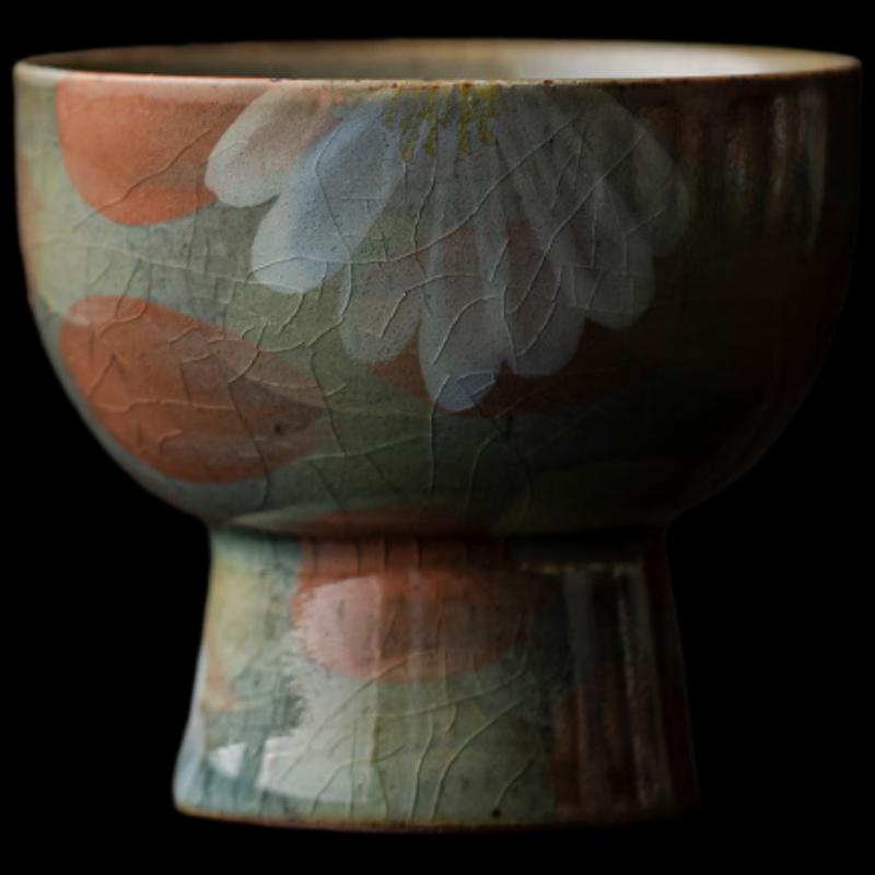 

Shangqi Retro Hand-painted Ceramic Teacup