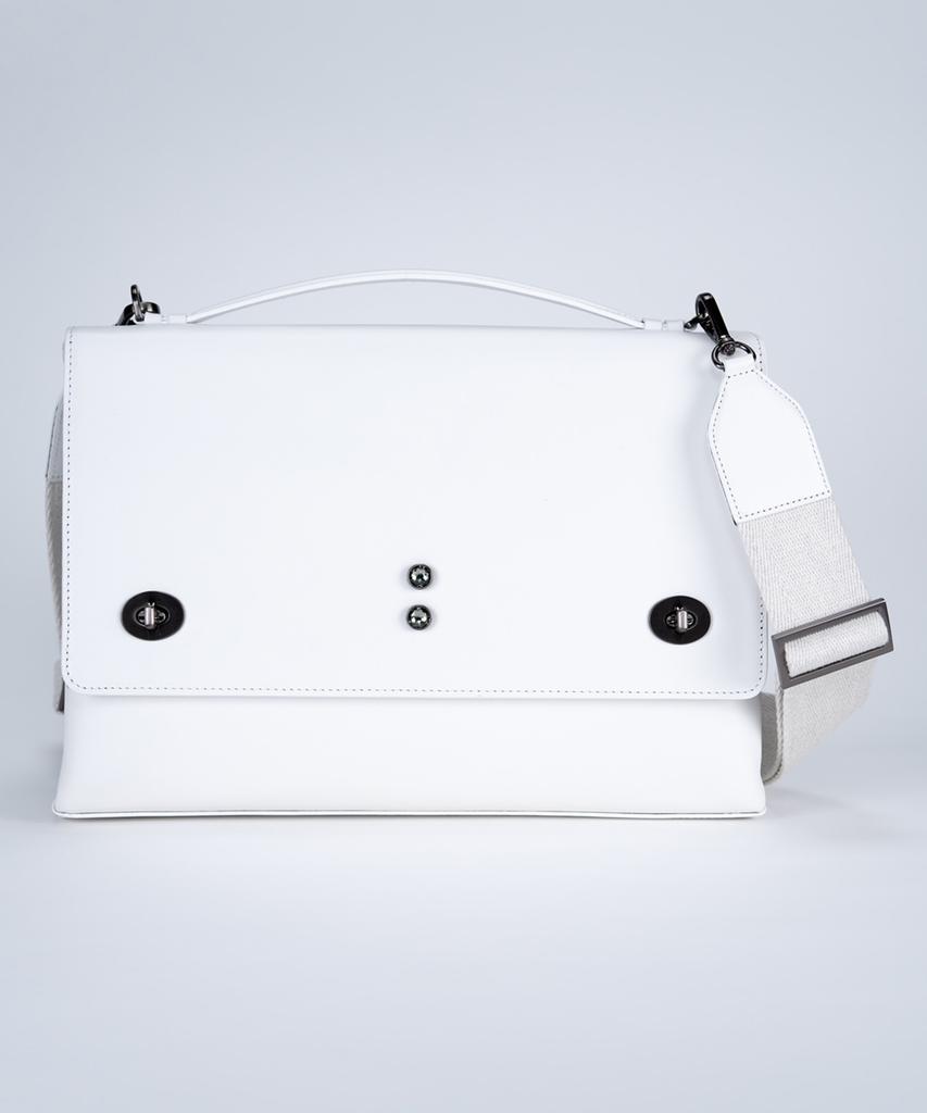 Plaadico Plaadico_S Satchel, Bright White