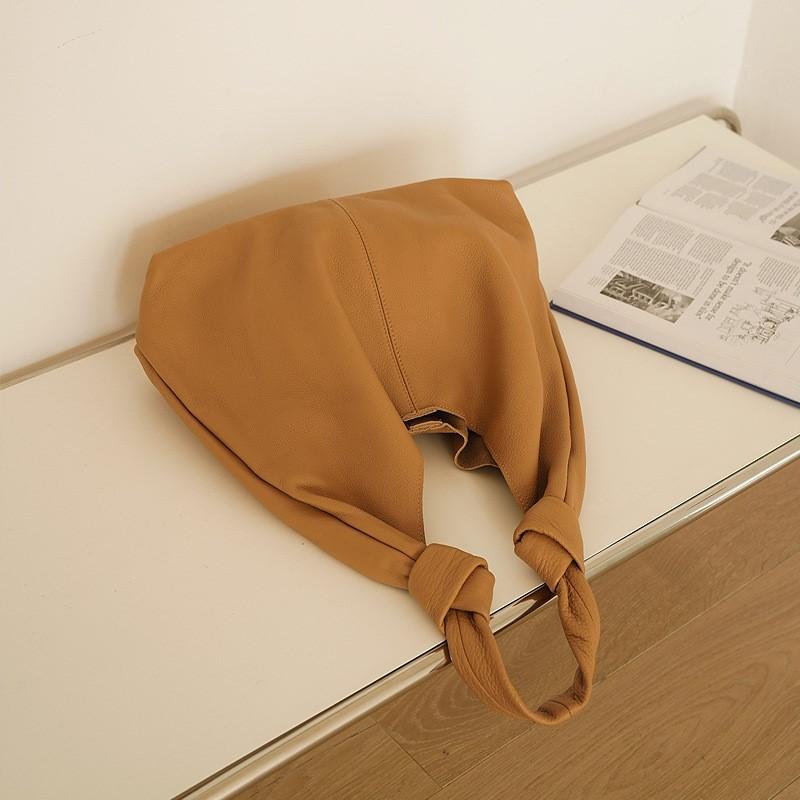 Johnature Genuine Leather Women's Bag High-end Handbag Commuting Tote Bag Soft Cowhide Large Capacity Shoulder Bags