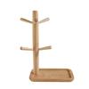 DIY Solid Wood Desktop Storage Rack Foyer Display, Cup Holder Jewelry Glasses Key Holder Closet Organizer