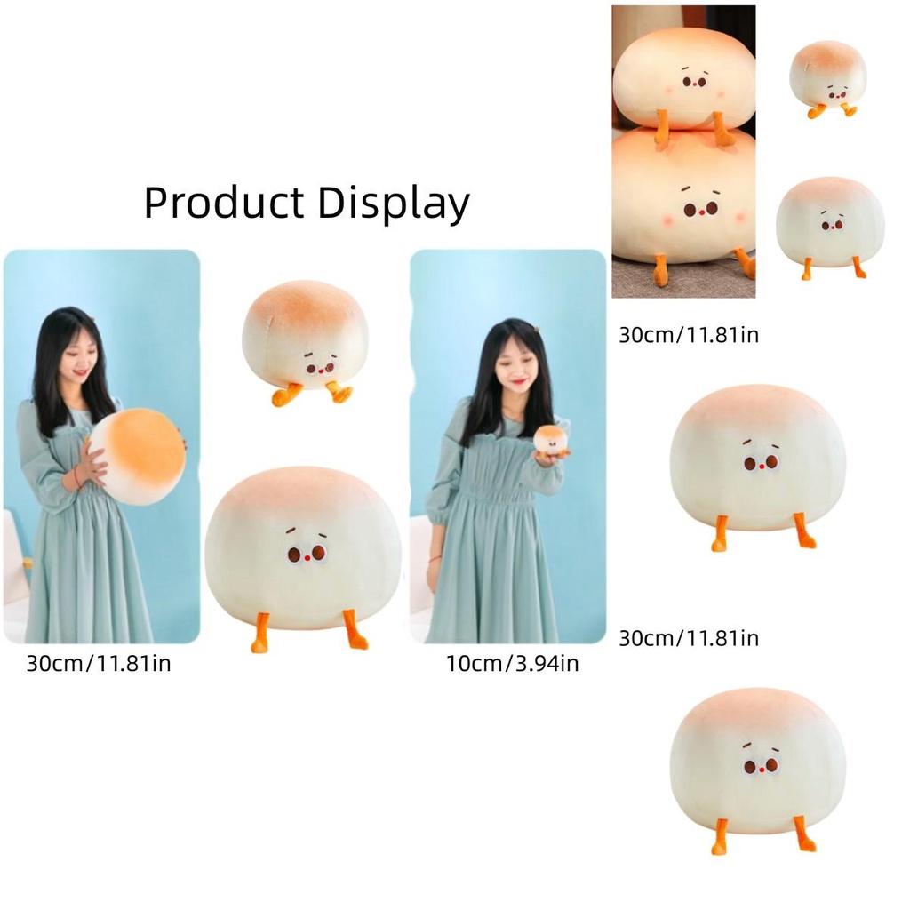 Cute Little Bread Pillow Creative New Bread Doll Plush Toy Adorable Dumpling Children's Stuffed Toy