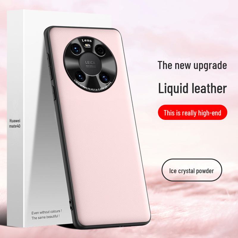

Защитный чехол из жидкой кожи для Huawei Mate40, устойчивый к падениям, цельный. Huawei Mate40