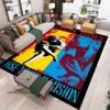 Guns n'roses band retro print carpet fashion home decoration non -slip carpet photography propsmal area rug birthday gift
