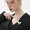 Exquisite Women Lapel Pins Retro Style Safety Pins French Butterfly Brooches  Wedding