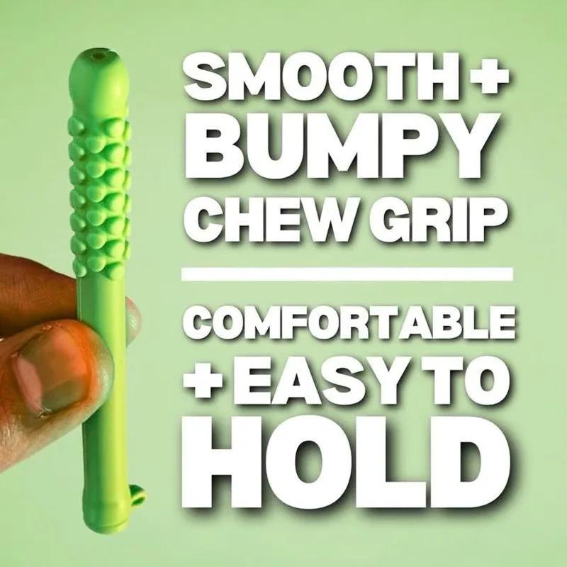 Anxiety Relief Chew Breather Stick Essential Oil Infused Peppermint Eucalyptus Calming Focus Tool for Stress Management on The