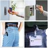 Huang Yem Hanging Name Badge Name Badge Reel Card Holder Set of with Clips for Pass ID Card Up To 63cm Reels, Straps, 20, Cases, Holders, (20)