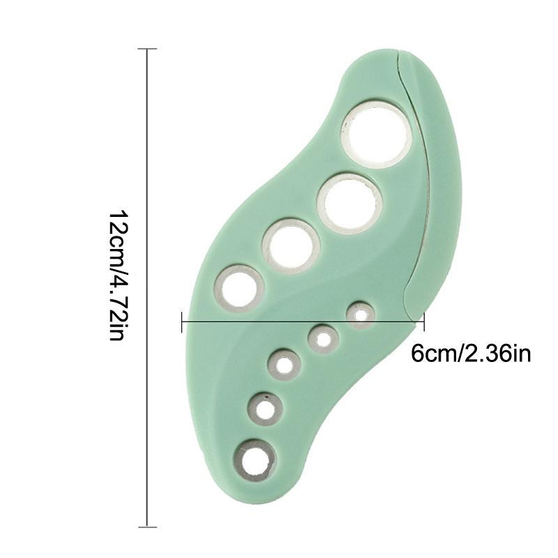 

Инструмент для удаления листьев с трав 9 отверстий с резаком для трав, Инструмент для удаления листьев с трав, Кухонный пилер для листьев трав зелёный