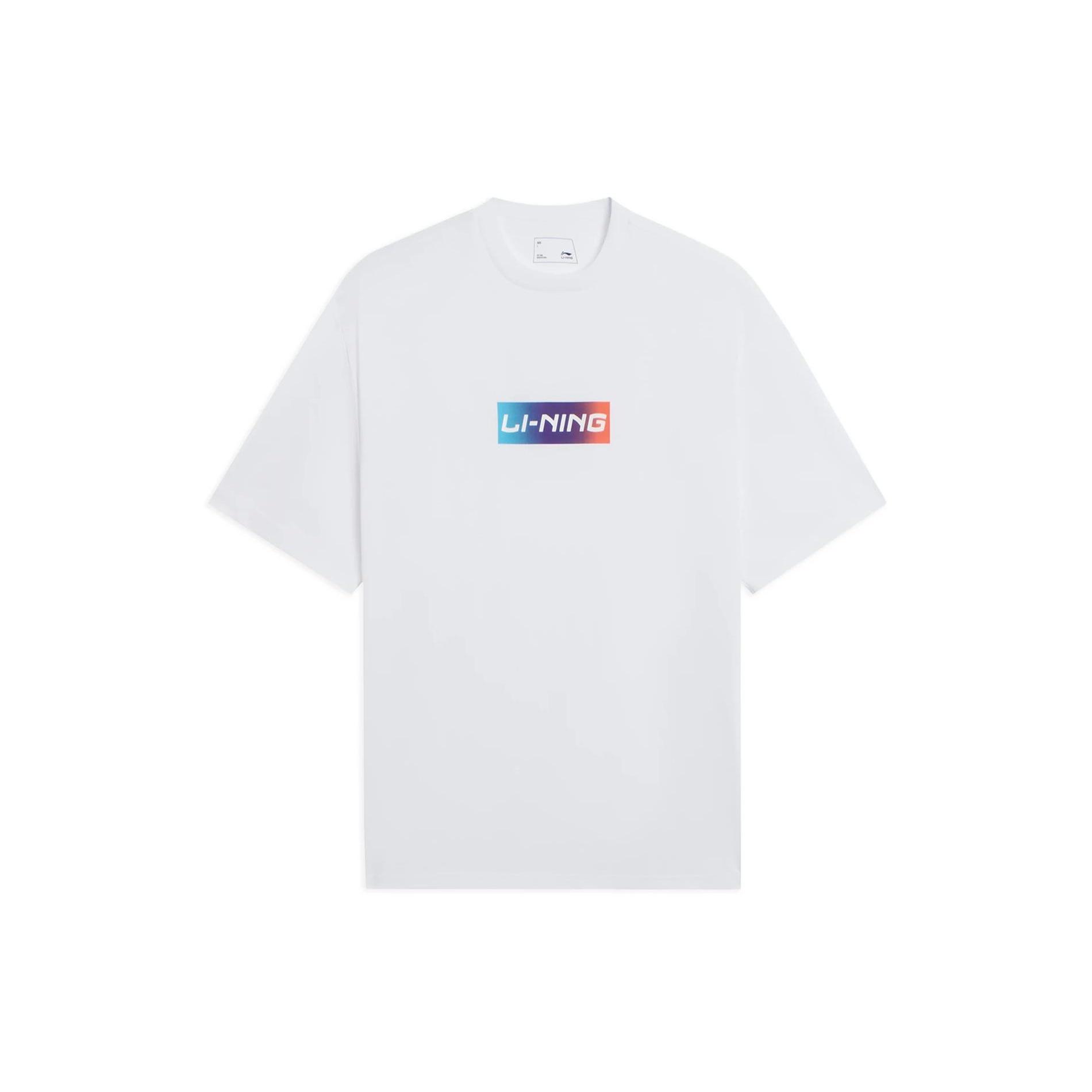 Li-Ning Box Logo T-shirt White Men s AHSSC17-1 S
