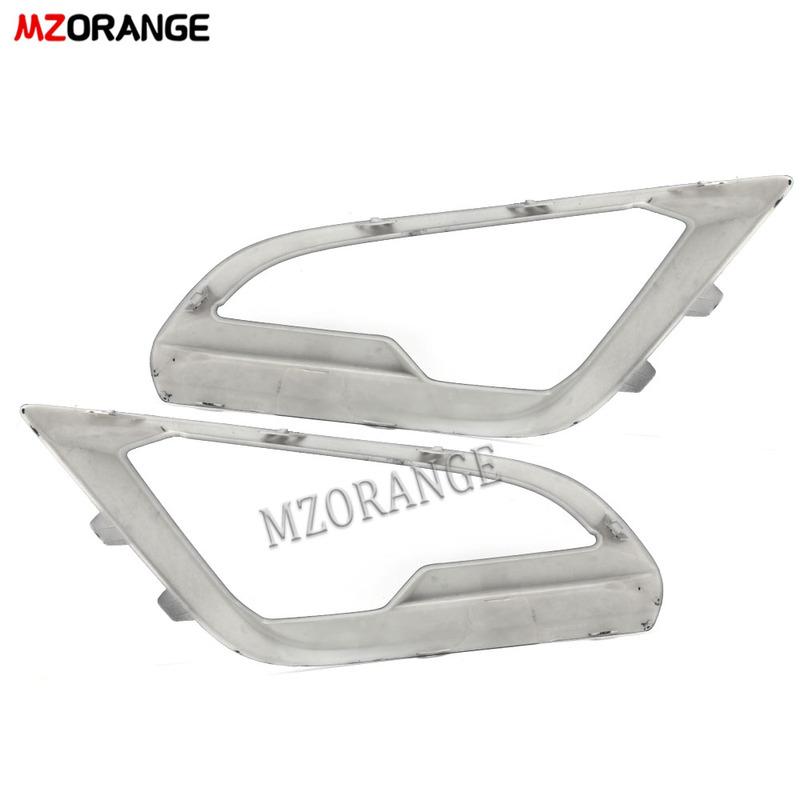 For Ford Ecosport 2018 - Car Front Foglight Cover Fog Lamp Head Light Decoration Frame Sticker Trim Styling Accessories