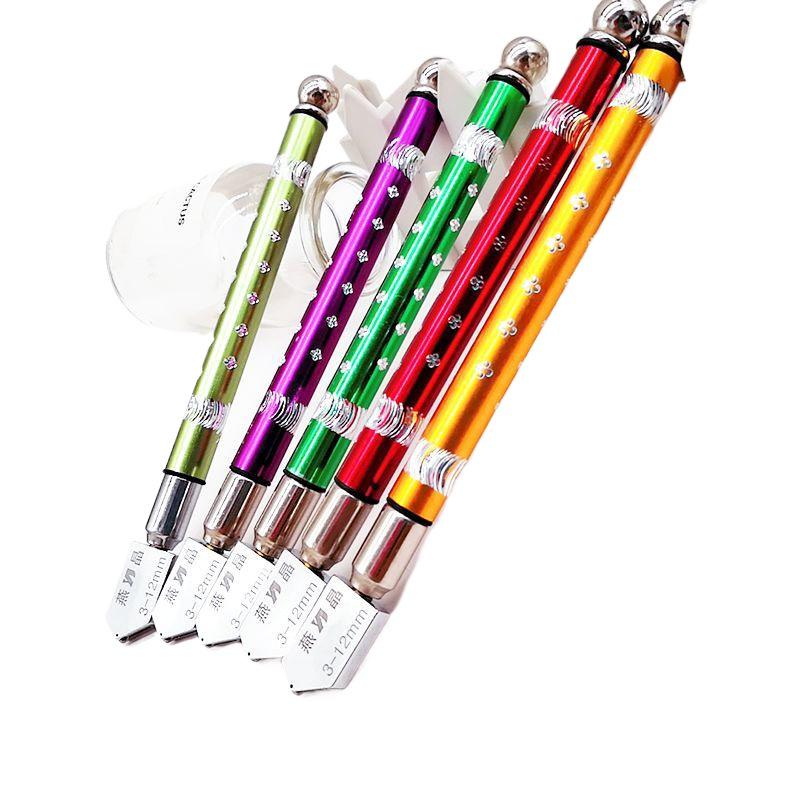 Multifunctional Roller Glass Cutter & Tile Scorer - Diamond Blade for Thick Glass & Tiles