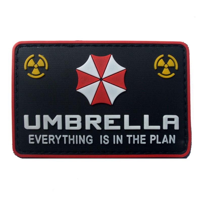 3D патч на липучке из ПВХ Resident Evil Umbrella