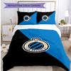 Set Biancheria da Letto 3 Pezzi Stampato FC Club Brugge Traspirante Copripiumino con Federe Biancheria da Letto Decorativa per Camera da Letto Casa