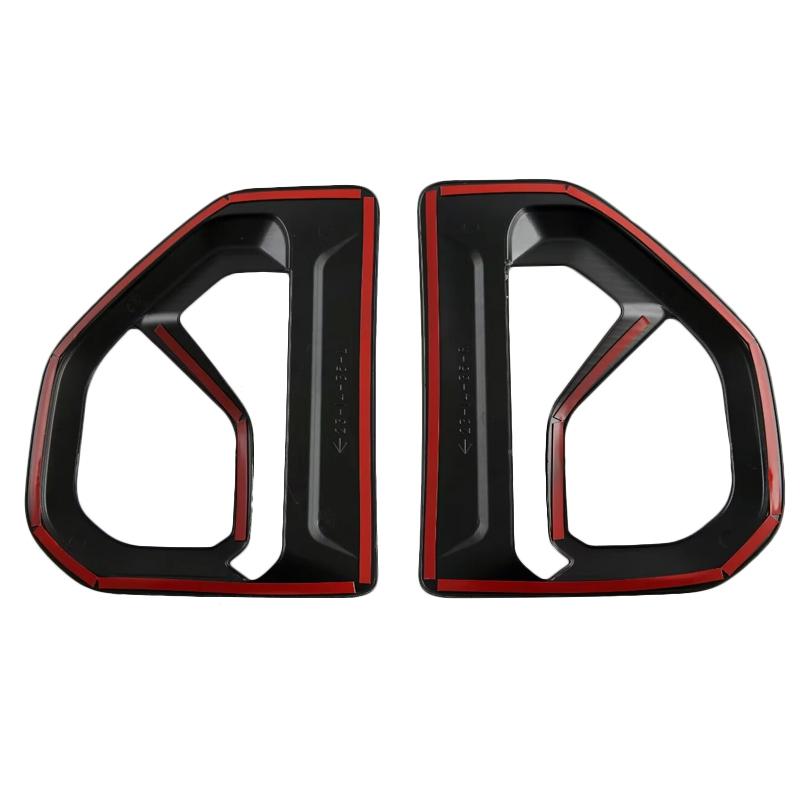 For Ford Ranger 2024 ABS Carbon Fiber Car Side Vents Fender Air Outlet Grille Cover Trim Styling Accessories