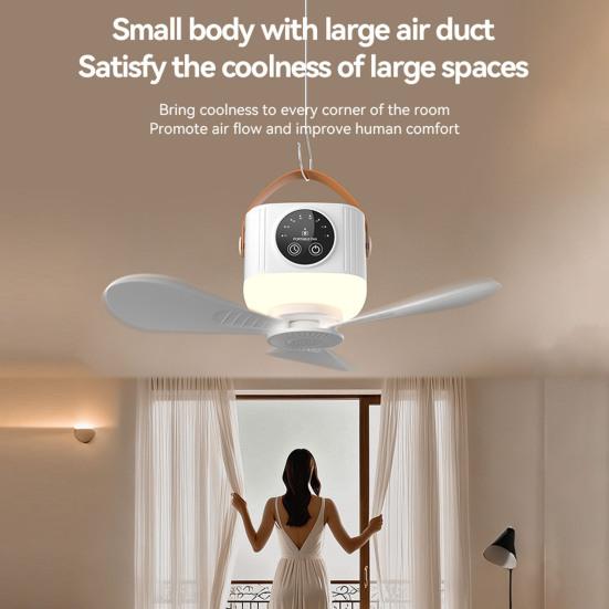 Deckenventilator mit Fernbedienung Fernbedienung 4 Windgeschwindigkeiten Multifunktional Batterie