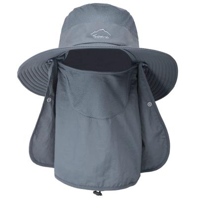 Safari Wide Brim Ultra Moisture Quick UV Sun Outdoor Sports [FREESE] Hat, Hat, Men's, Lightweight, Absorbent, Drying, Mesh, Protection, Pollen,