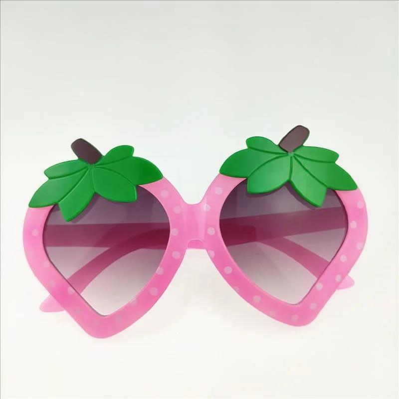Fashion Children's Strawberry Funny Glasses Party Photo Decorations Birthday Wedding Supplies Adult Kids Sunscreen Sunglasses