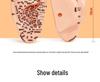 18cm Ear Acupuncture Meridian Model