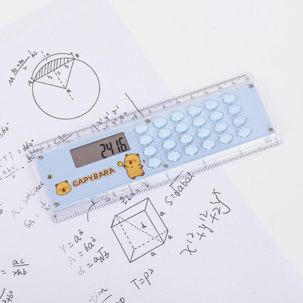 

Capybara Straight Ruler Mini Straightedge New Measuring Ruler School синій