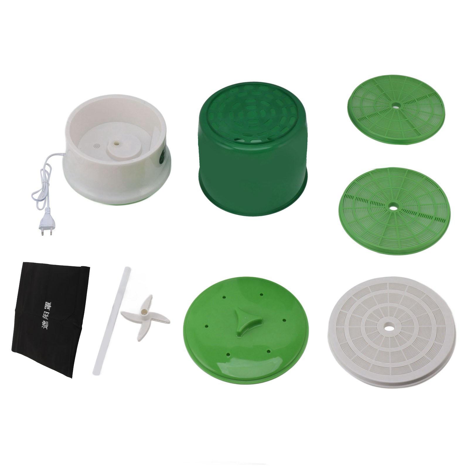 

Bean Sprout Maker Intelligent Full Automatic 2 Layer Seed Sprouter Germination Machine For Home EU Plug 220V зелений