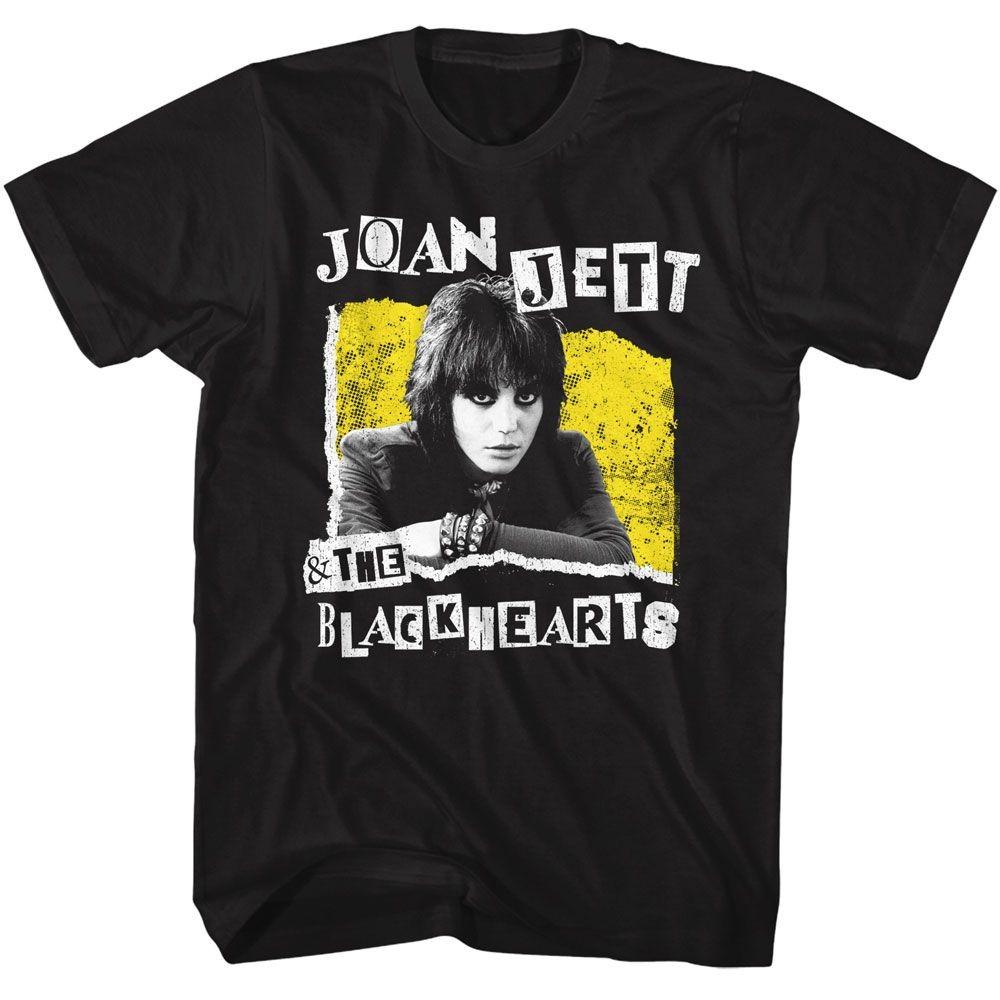 Joan Jett Cutout Style Black Music Shirt Unisex T-Shirt M