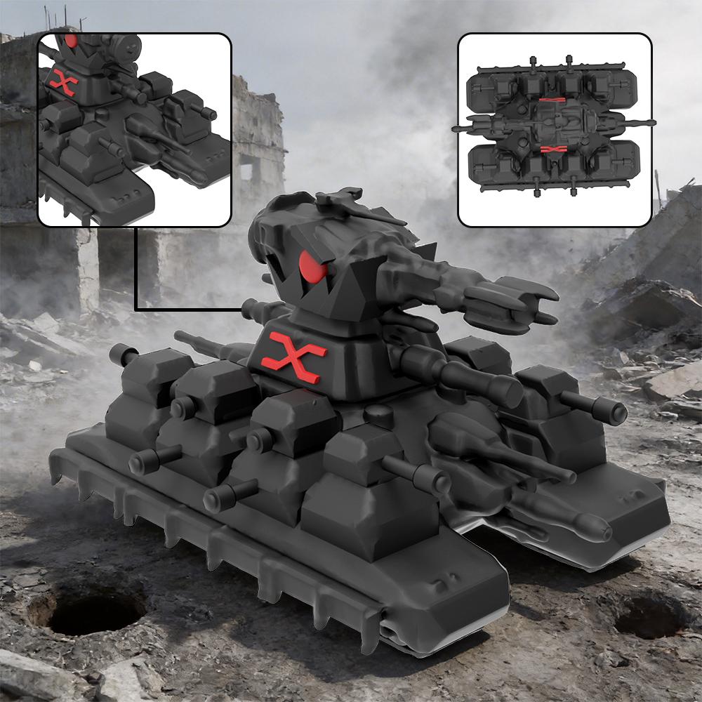 New Military Tank 3D Printed KV44 Carl Monster Tank Model Action Figures for Military Enthusiast Collectors of Model Figures