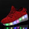 New Code Children's Single-wheel Runaway Shoes Vibrating Luminous Sole Double-wheel Colorful Light Wheel Shoes