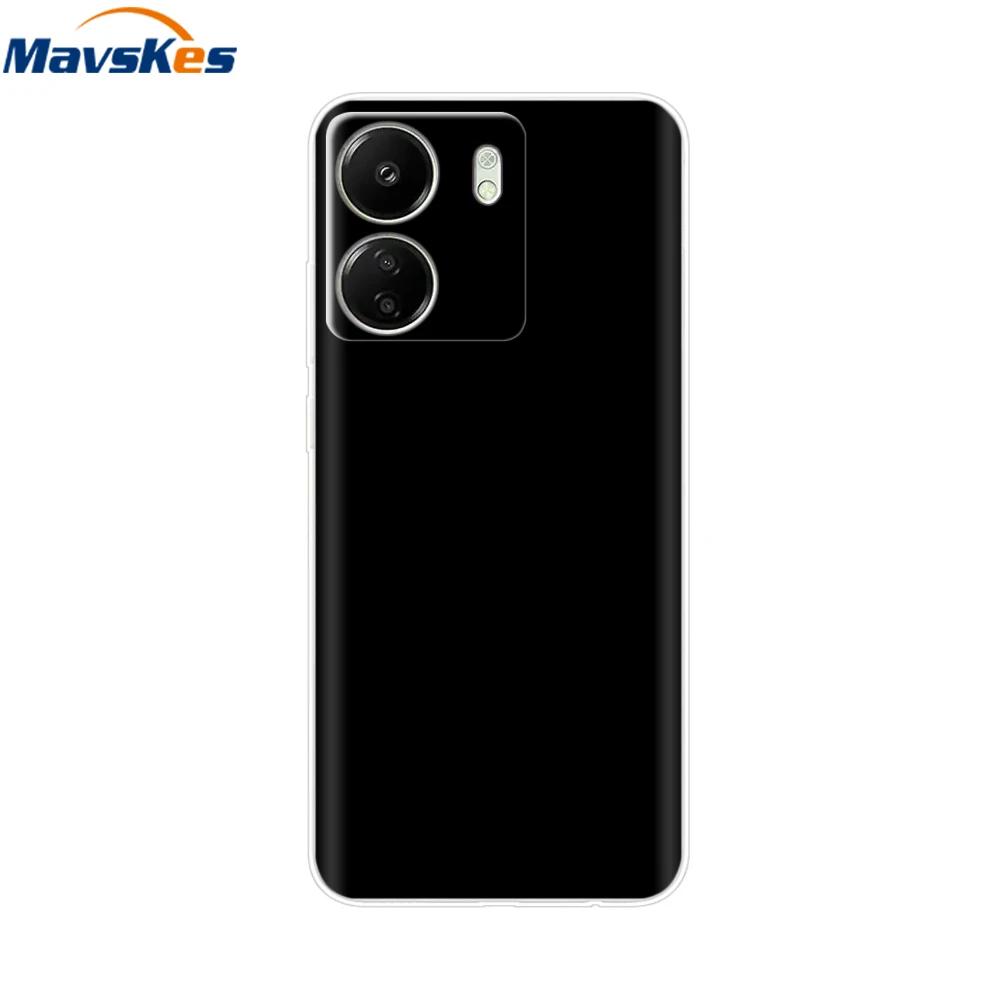 For Xiaomi Poco C65 Cases For Xiaomi Poco C65 Fashion Clear Soft Silicone Phone Cases TPU Fundas for PocoC65 c 65 Coque Bumper