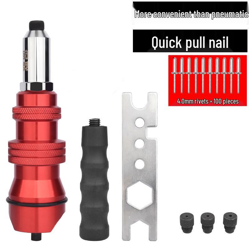 Electric Rivet Gun Head Aluminum Alloy Puller