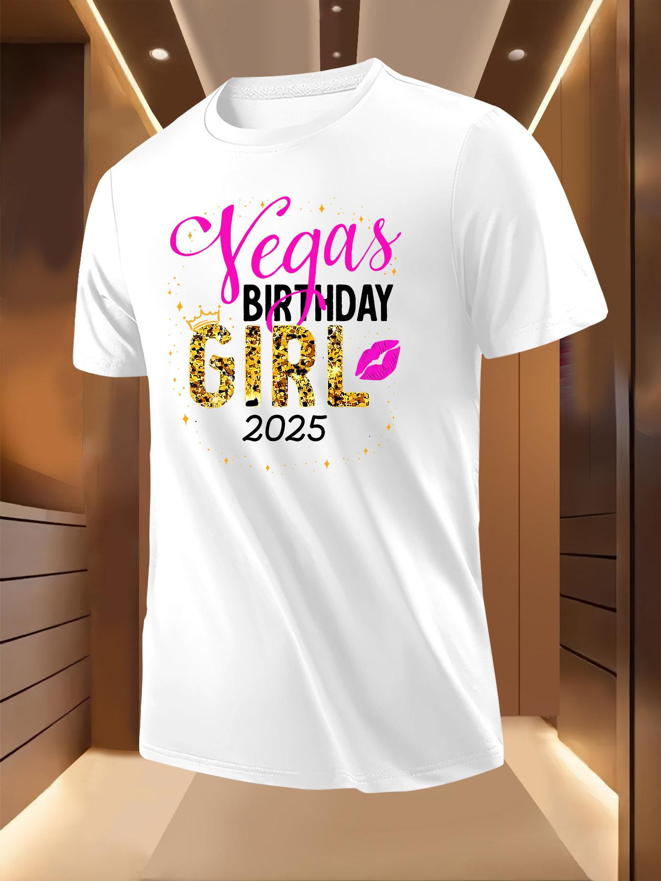 Las Vegas Birthday Theme Graphic Tshirt Graphic Tshirt - ... L
