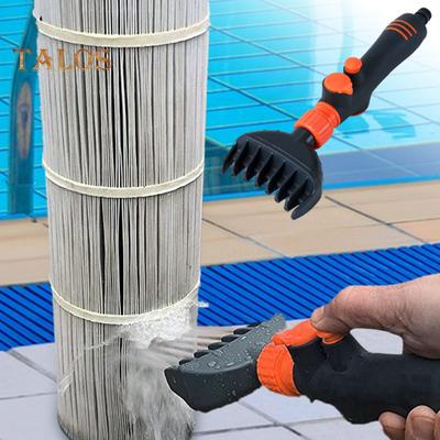 Bazénový čistič filtru filtru s rukojetí Spuštění jedním tlačítkem Hot Tub SPA Nástroj na čištění vodního filtru