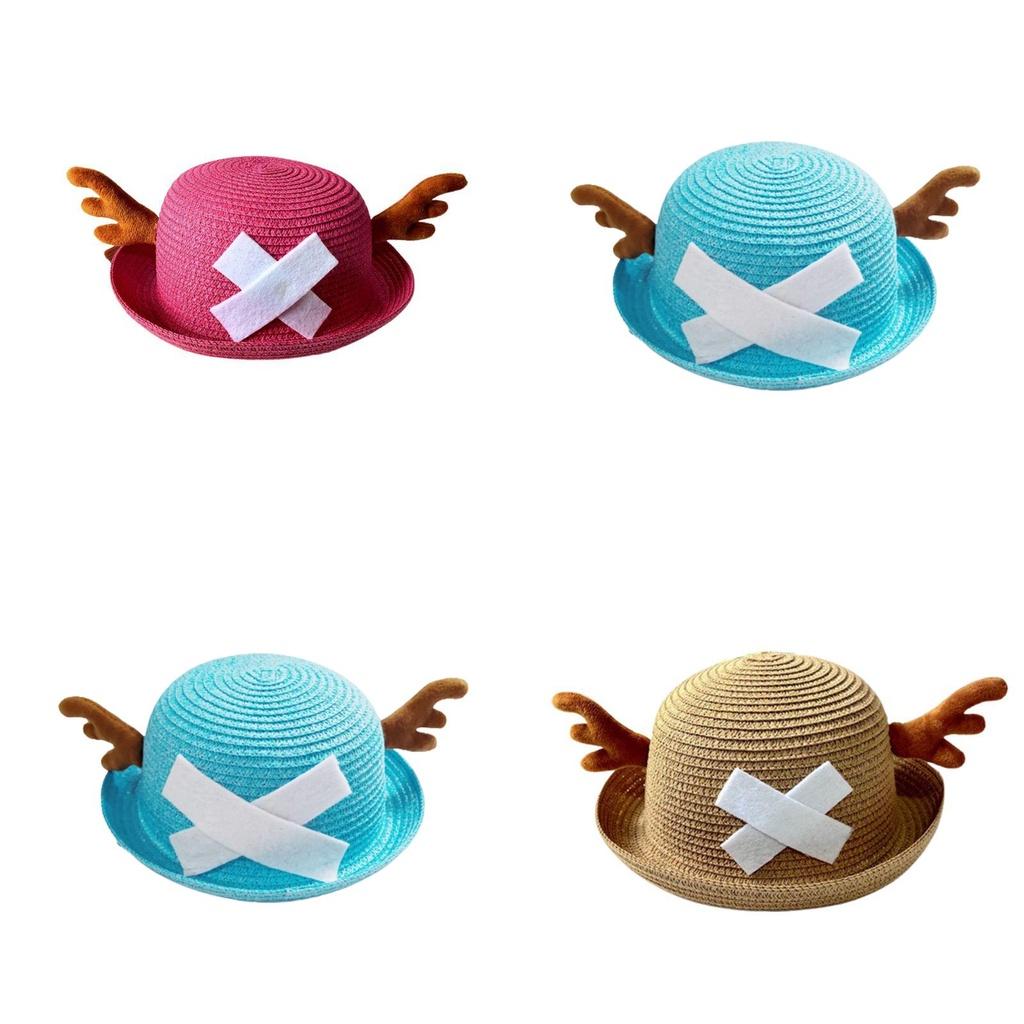 Bunter zweidimensionaler One Piece Chopper Domhut für Eltern-Kind Cosplay-Requisiten