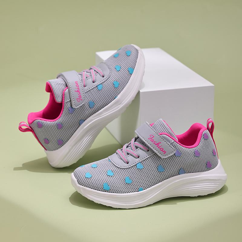 

Kids Breathable Running Shoes Lightweight Girls Sports Shoes Seasonal Outdoor Children s Black Mesh Breathable Casual Shoes New 29